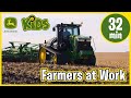 John Deere Kids Real Tractors Farmers At Work With Music Song
