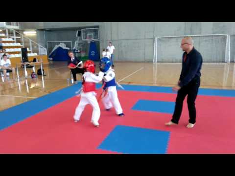 KKSKARATE - Mateusz Szustak - II Turniej Śląskiej Ligi Karate Kyokushin