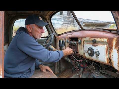 Mężczyzna przekształca ZŁOMOWISKO pickupa w LUKSUSOWY roadster | 1949 GMC Pickup od @HalfassKustoms