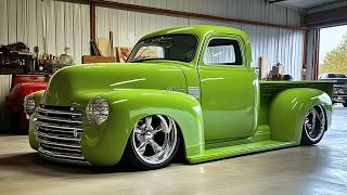 Man Transforms JUNKYARD Pickup Into A LUXURY Roadster | 1949 GMC Pickup By @HalfassKustoms