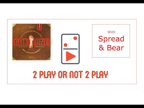 Box One 2 Player Board Game Review with Spread & Bear