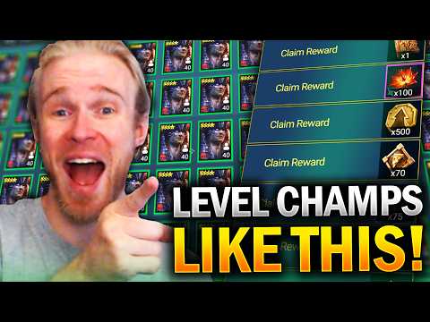LEVEL UP CHAMPIONS LIKE THIS! EASY Champ Training and Food Tips - Raid Shadow Legends