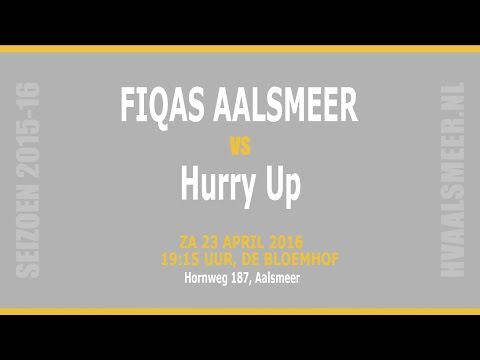 FIQAS Aalsmeer vs JMS Hurry Up