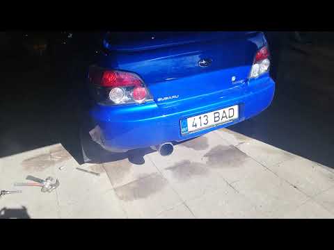 STI Genome Muffler on a 2006 Subaru Impreza 2.0R