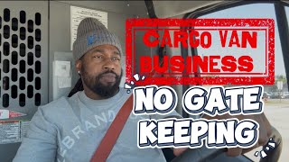 CARGO VAN BUSINESS‼️🚐📦 (NO GATE KEEPING)