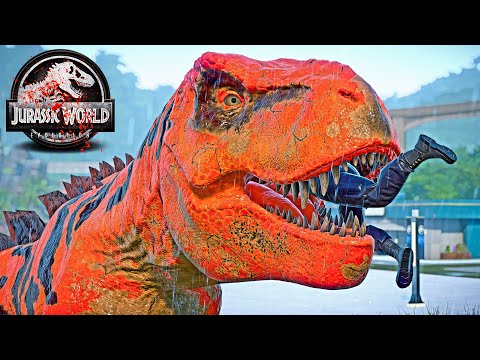 Max Level 40 T-REX vs Max level 40 Spino, Ultimasaurus Dinosaurs Fight 🌍 JURASSIC WORLD EVOLUTION
