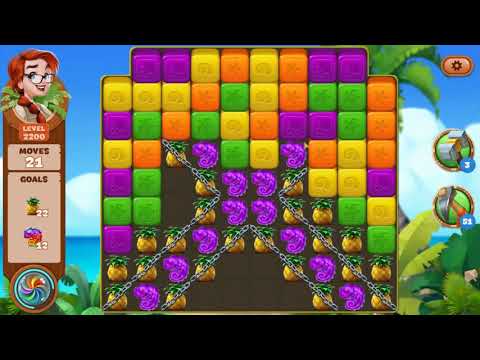 Lost Island Blast Adventure Level 2200 NO BOOSTERS - A S GAMING