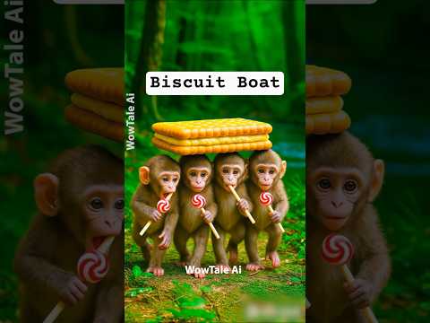 Cute Monkeys Vs Biscuit #funny #cute #monkey #comedy #baby #love #animals