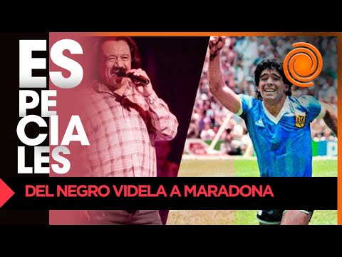 "Vuela más allá del tiempo": el clásico que el Negro Videla adaptó en honor a Diego Maradona