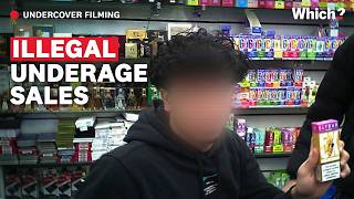 Undercover: high street shops illegally selling vapes and fillers to under 18s - Which?