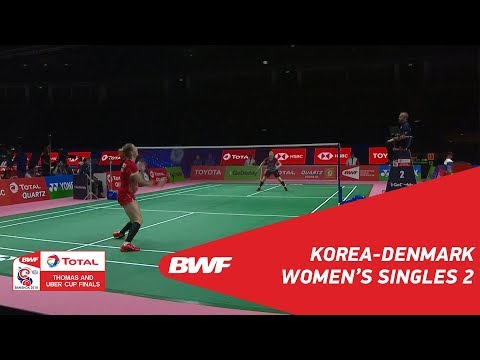 Uber Cup | WS2 | LEE Jang Mi (KOR) vs Line Hojmark KJAERSFELDT (DEN) | BWF 2018