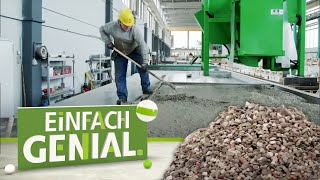 BETON aus ABRISSMATERIAL - Nachhaltiges Bauen!? | Einfach genial | MDR