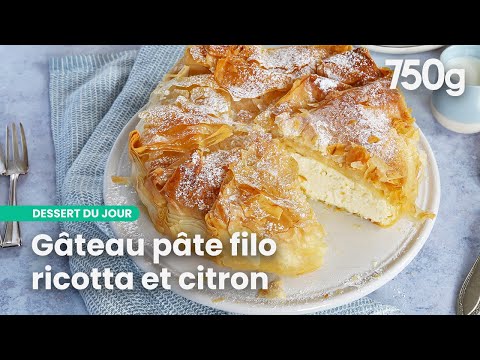 Ricotta and Lemon Phyllo Cake