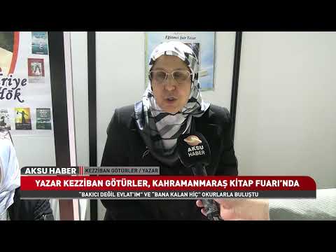 Yazar Kezziban Götürler Kahramanmaraş Kitap Fuarı’nda! İki Eseri Okurlarla Buluştu