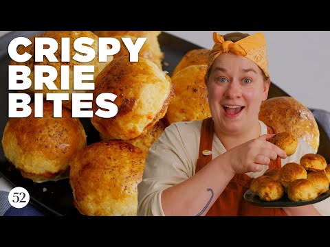 How to Make Individual Baked Brie Bites | Bake It Up a Notch Bite Size with Erin McDowell