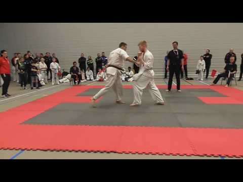 Dutch Open ShinKyokushin , Drachten / Niederlande 2018. Alexander Gasin , 1 Kampf