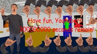 No youtubers in the halls!! BALDI'S BASICS Mod | Try and beat this!