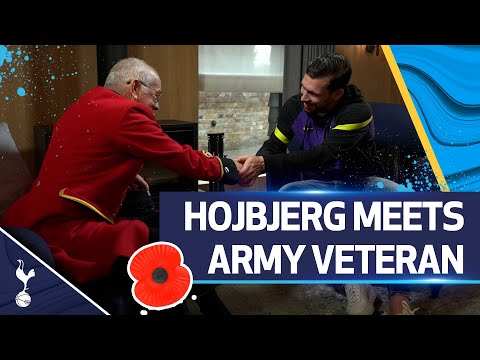 REMEMBRANCE DAY | Pierre-Emile Hojbjerg sits down with British Army Veteran