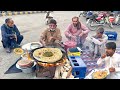 80 Rs PURE DESI PUNJABI STREET FOOD BREAKFAST SAAG MAKHAN ALOO PARATHA PAKISTAN STREET FOOD