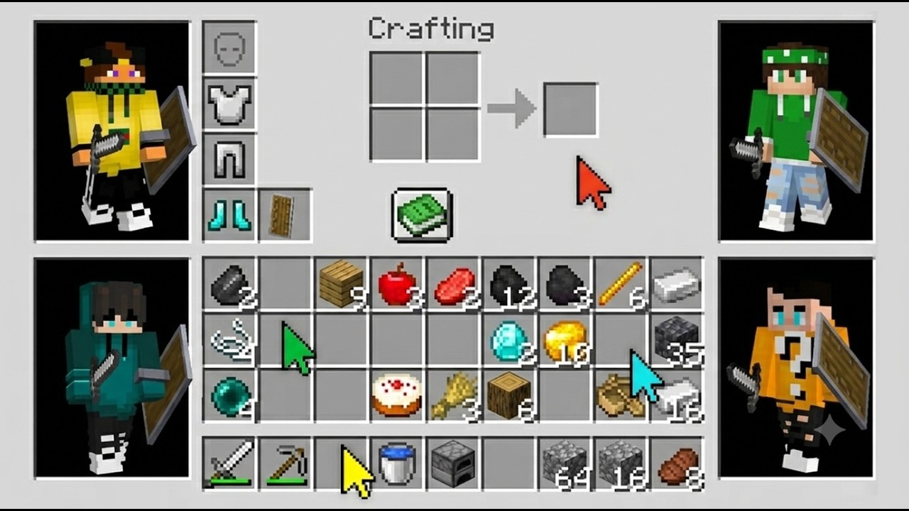 BEDWARS 2vs2 MA ABBIAMO L'INVENTARIO CONDIVISO