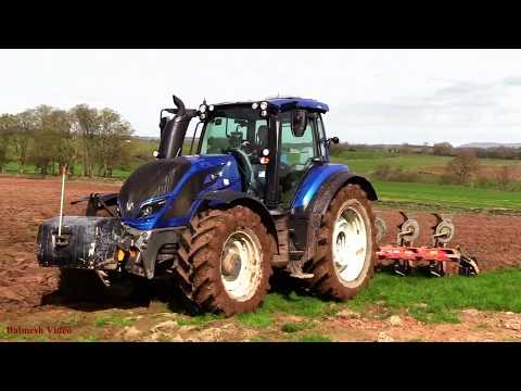 Ploughing the Rough, Renovated Pasture, with Valtra.