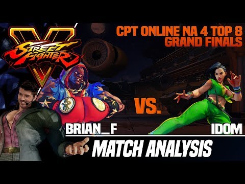 SFV Match Analysis: CPT Online NA 4 GRAND FINALS - Brian_F vs. iDom