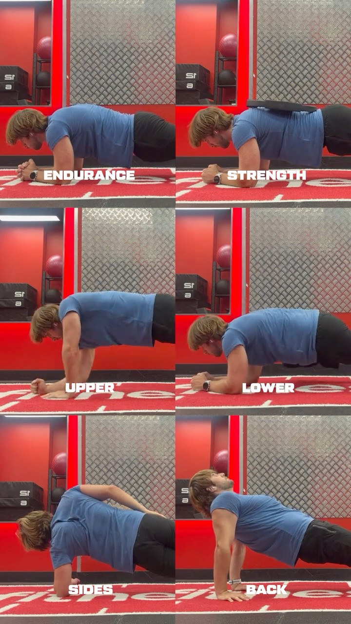 Planks for 6 Different Goals! #shorts