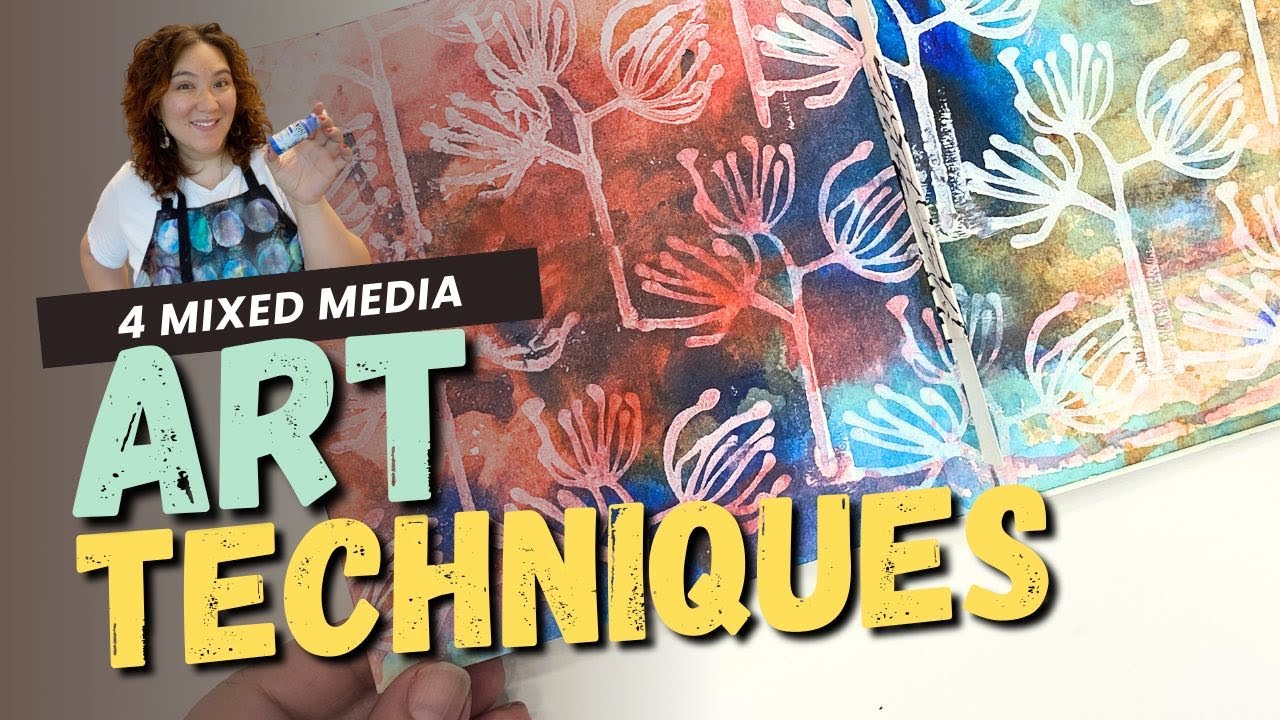 4 Easy Mixed Media Art Techniques To Try