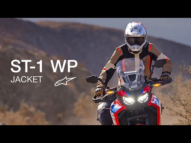 Alpinestars Adult Men ST-1 Waterproof Jacket S M L XL 2XL 3XL 4XL Black Gray Yellow Blue Brown Tan 53