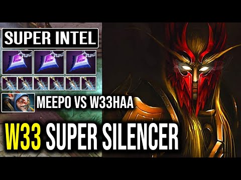 Nigma.W33 - Silencer Mid vs Meepo SPAMMER | Dota 2 Top MMR Gameplay