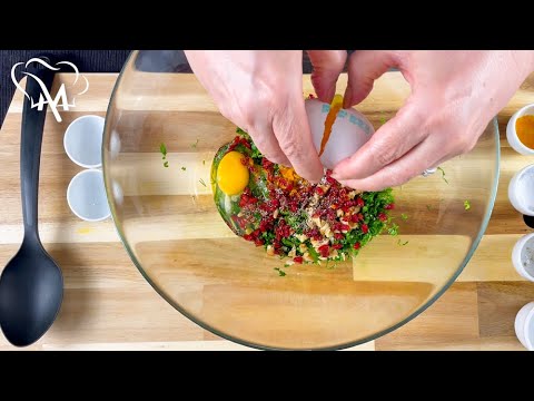 Super delicious and Nutritious Vegetable Omelette with Walnuts and Barberry - Koko Sabzi #44