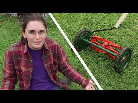 1940s "G.W. Davis Corp" Reel Mower Restoration 01: Rust Removal, Solid Tire Baling Wire Repair