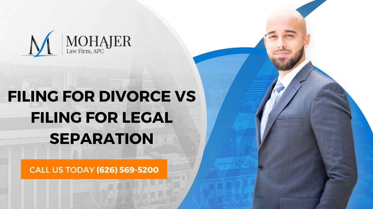 Filing For Divorce vs Filing For Legal Separation
