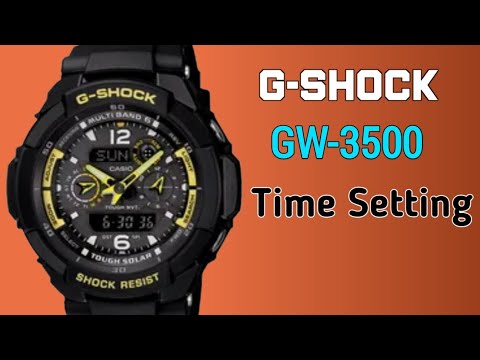 How to set time on Casio G-Shock GW-3500 || Module 5173 || TrendWatchLab