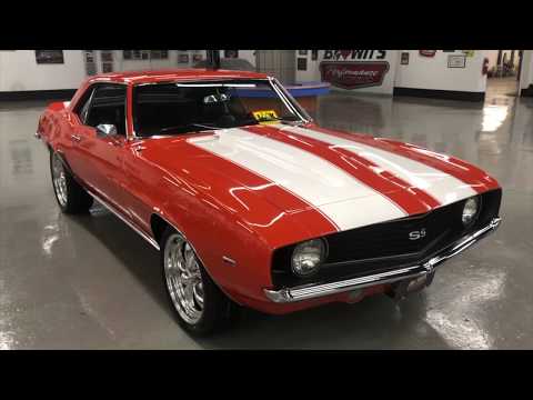 1969 Chevrolet Camaro Hugger Orange start up and walk through