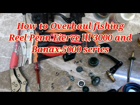 Ep.09 How to overhaul Fishing Reel Penn Fierce lll 3000 and Banax 5000 series
