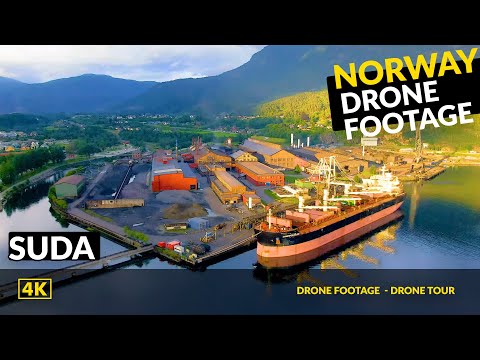 Sauda-Norwegen-Drohnen-Filmmaterial