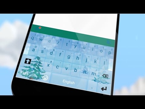 Winter Snow Keyboard Theme Video