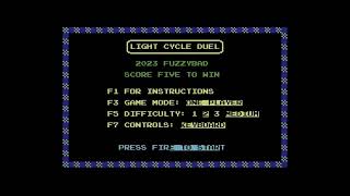 COMMODORE 64 += LIGHT CYCLES =+ PREVIEW