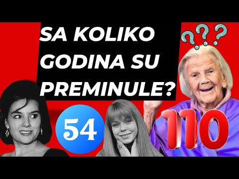 OVE POZNATE GLUMICE SU PREMINULE U OVIM GODINAMA – NEKE ĆE VAS ŠOKIRATI!