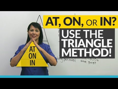Master AT, ON, IN with the TRIANGLE method