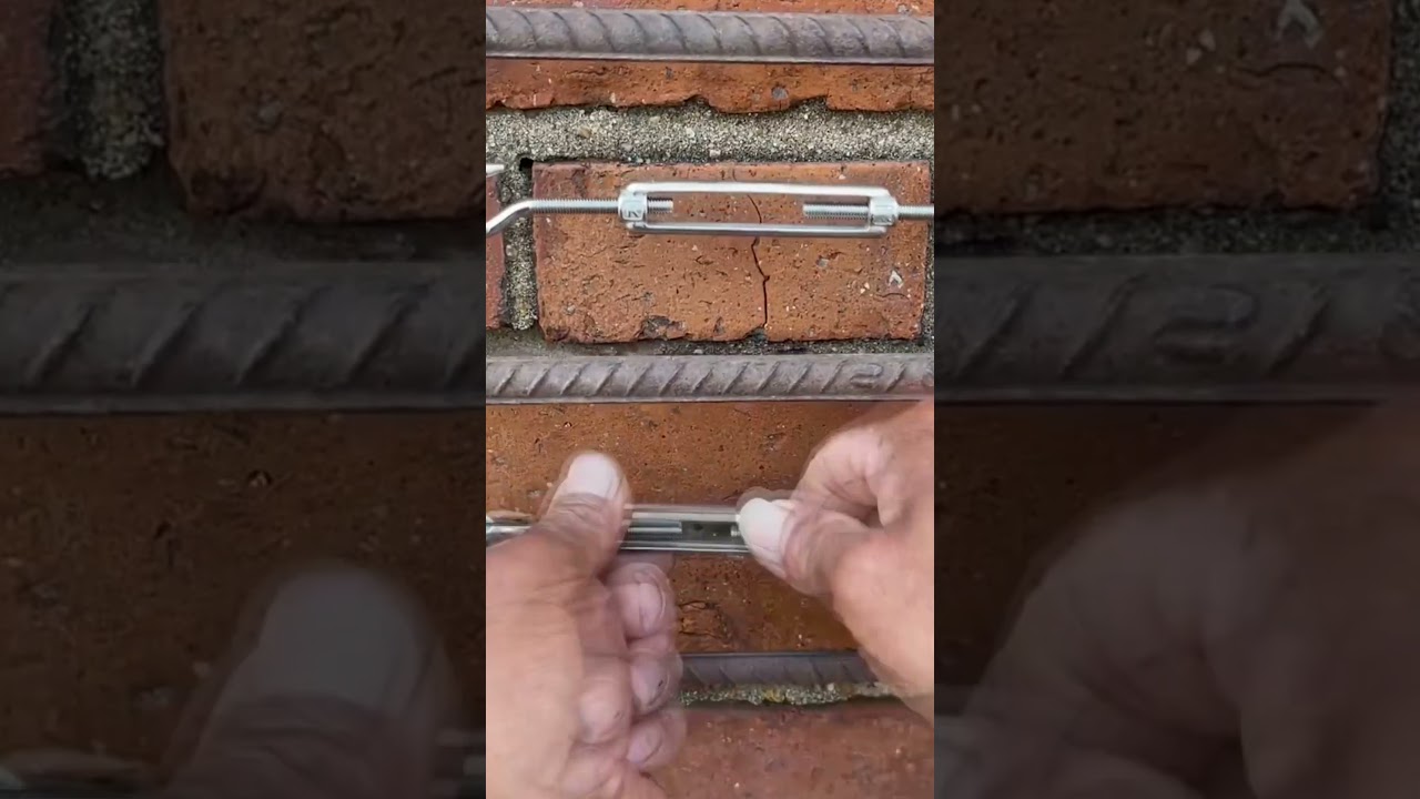 Stainless Steel 304 Hook & Eye Heavy Duty Turnbuckle Wire Rope Tension Installation Process