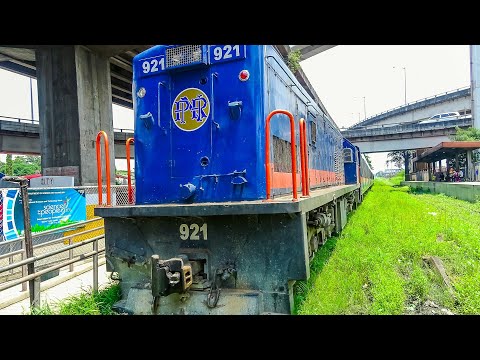 Railway. Train ride on Philippine National Railways PNR / Чумовая поездка на филиппинском поезде Video