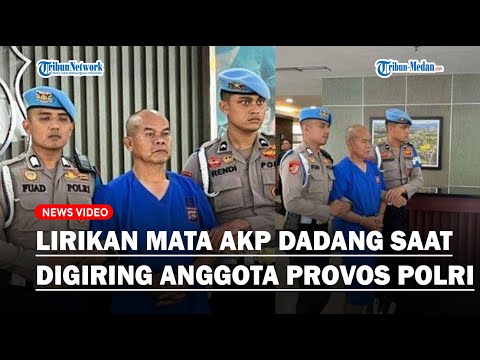DISOROT! LIRIKAN MATA AKP Dadang Iskandar Saat Digiring Provos Polri Usai Bunuh AKP Ulil Ryanto