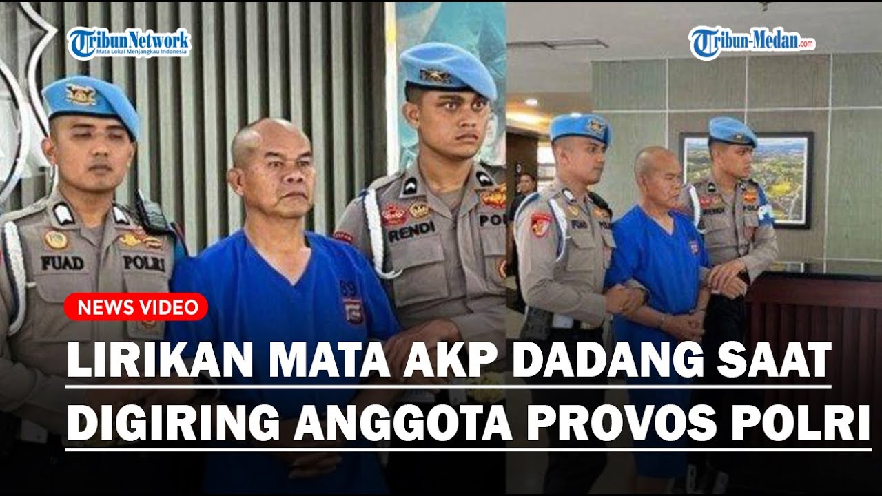DISOROT! LIRIKAN MATA AKP Dadang Iskandar Saat Digiring Provos Polri Usai Bunuh AKP Ulil Ryanto