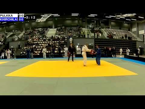 Finnish Judo Open 2018: M21-66: PULKKA - KHIRCHILASHVILI