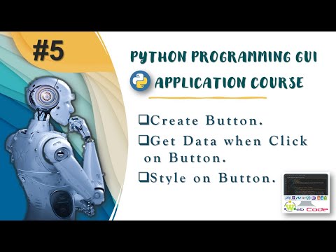 Create Button In Python Tkinter Part5