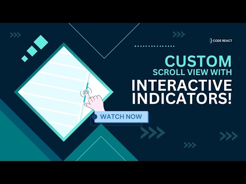 React Native Scroll View With Interactive Custom Indicators Easy Tutorial