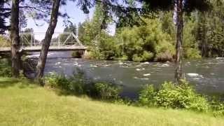 preview picture of video 'Swan River at Sliters Park in Bigfork, Montana 7/1/14'