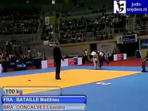 Judo 2009 Rio de Janeiro: Bataille (FRA) - Gonzalves (BRA) [-100kg].